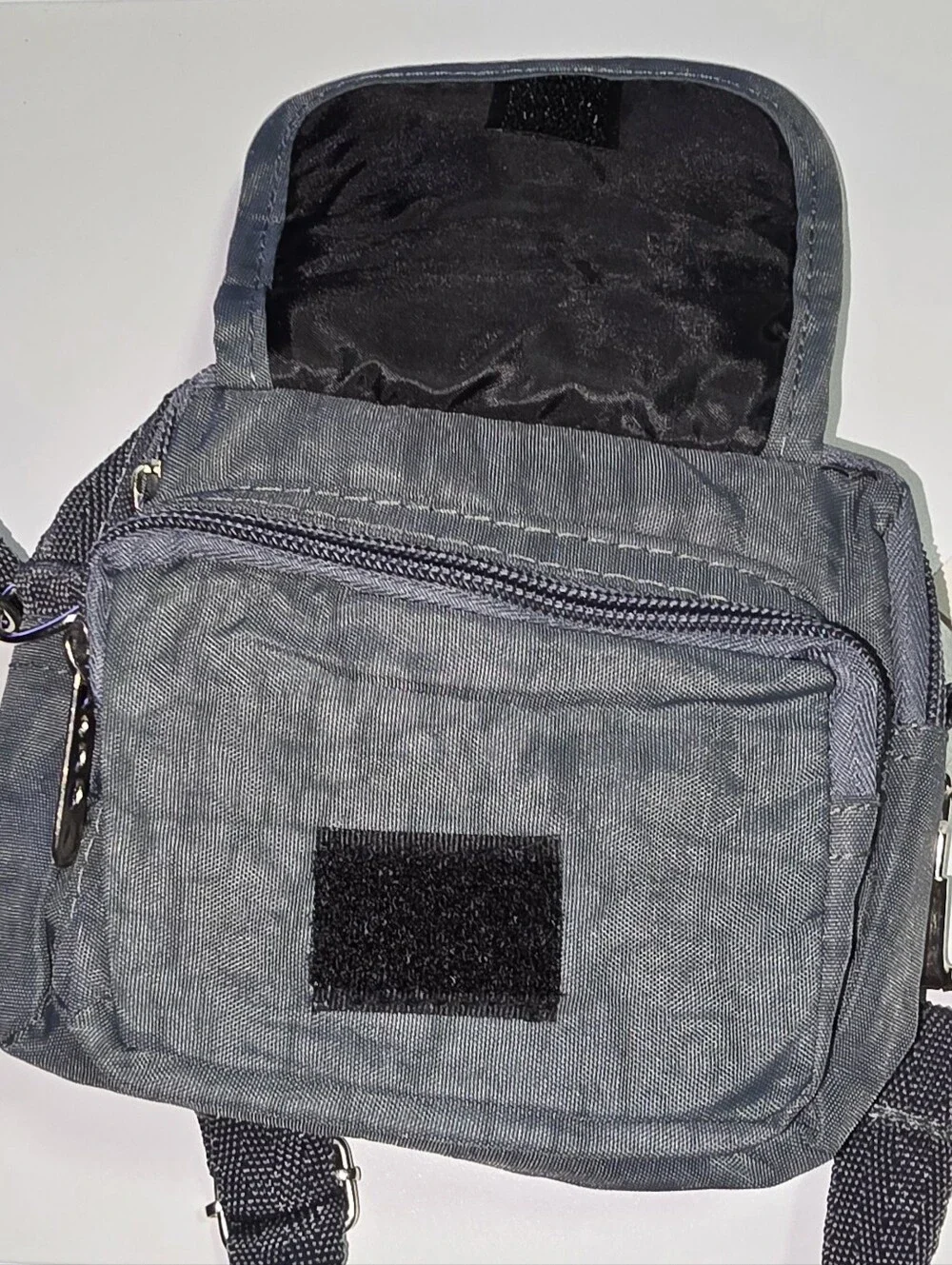 Small Mini  Crossbody Bag in Light Grey.